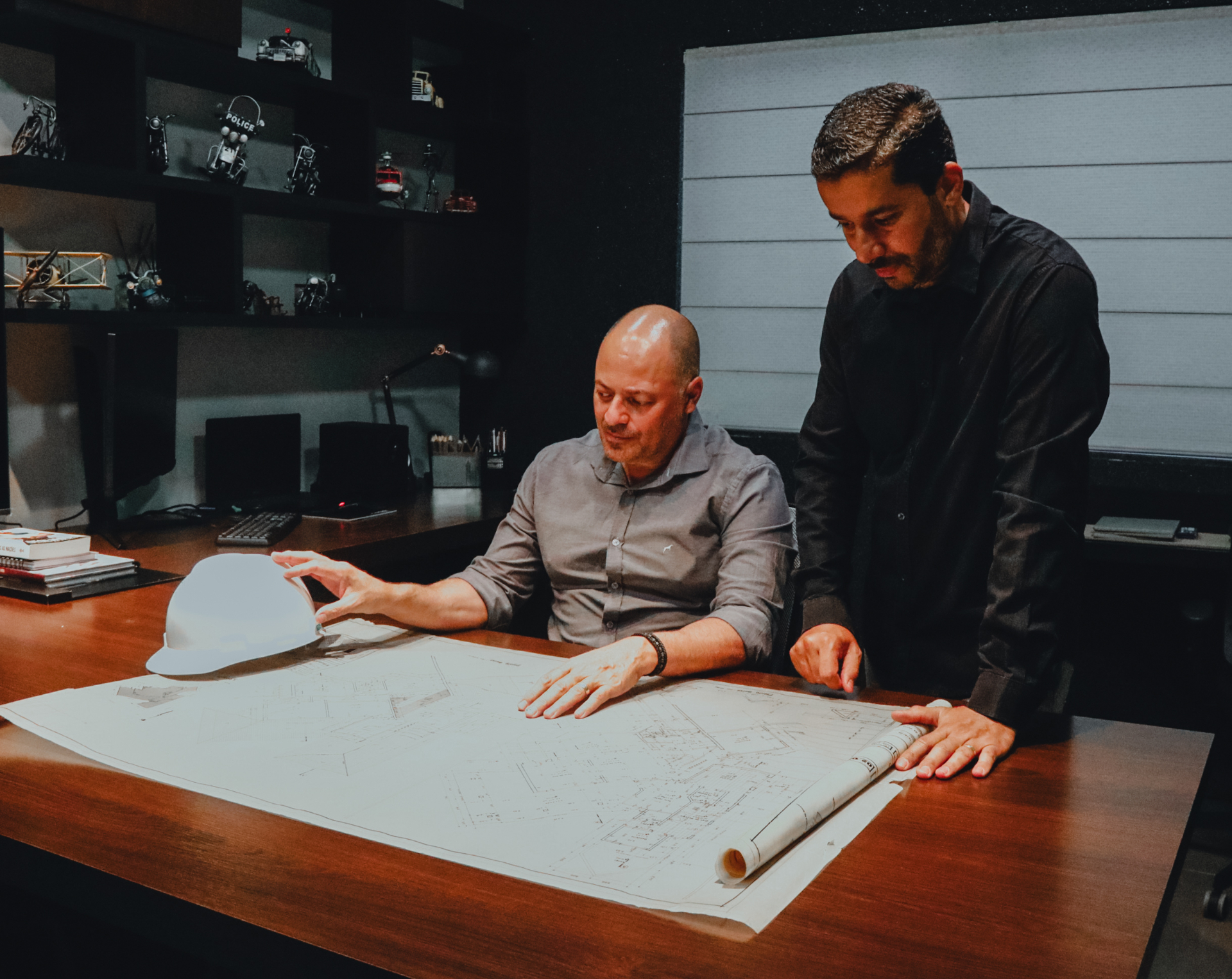 Arquitetos Rogério Mota e Fernando Mazarim